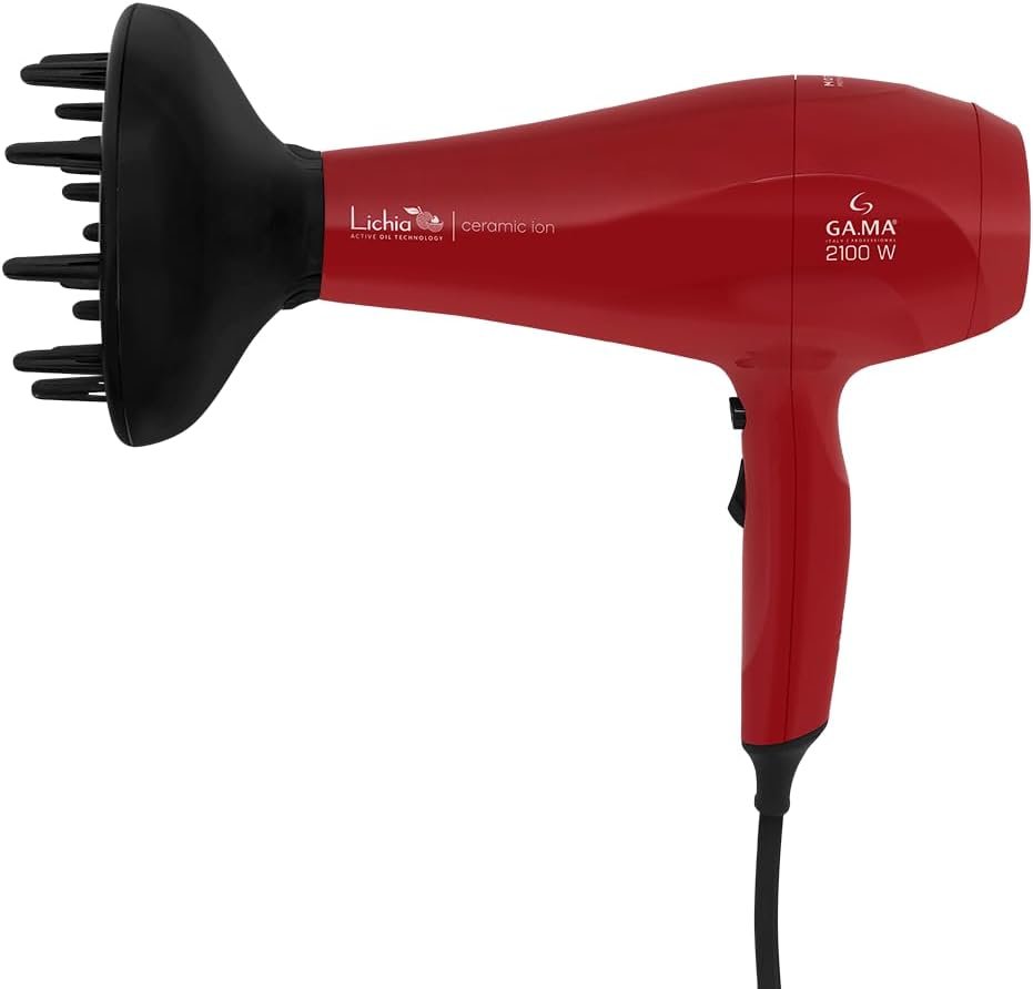 GA.MA ITALY Secador de Cabelo Gama Lichia Ceramic Ion 2100W 127V