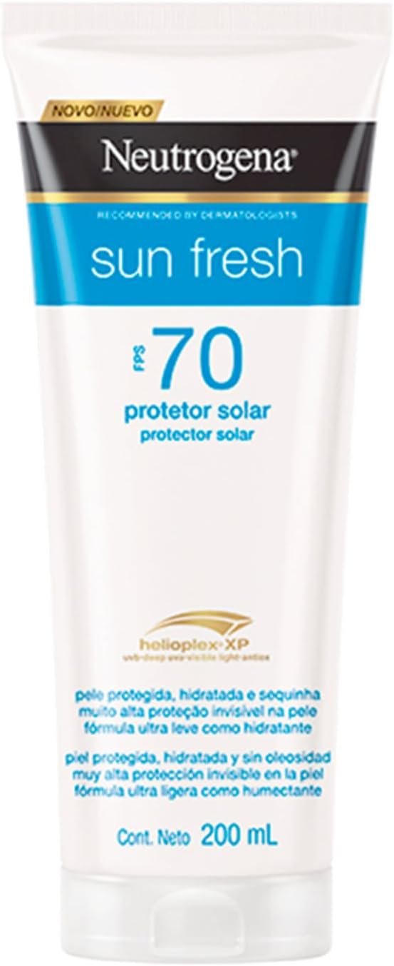 Neutrogena Sun Fresh Protetor Solar Corporal, FPS 70, 200ml