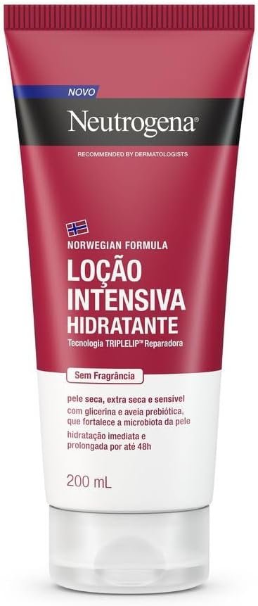 Neutrogena Norwegian Hidratante Corporal Intensivo Sem Fragrância, 200ml