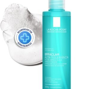 La Roche-posay Effaclar Gel Alta Tolerância. Pele Oleosa e Sensível. Caprylyl Glycol, Glicerina, PCA de Zinco. 300g